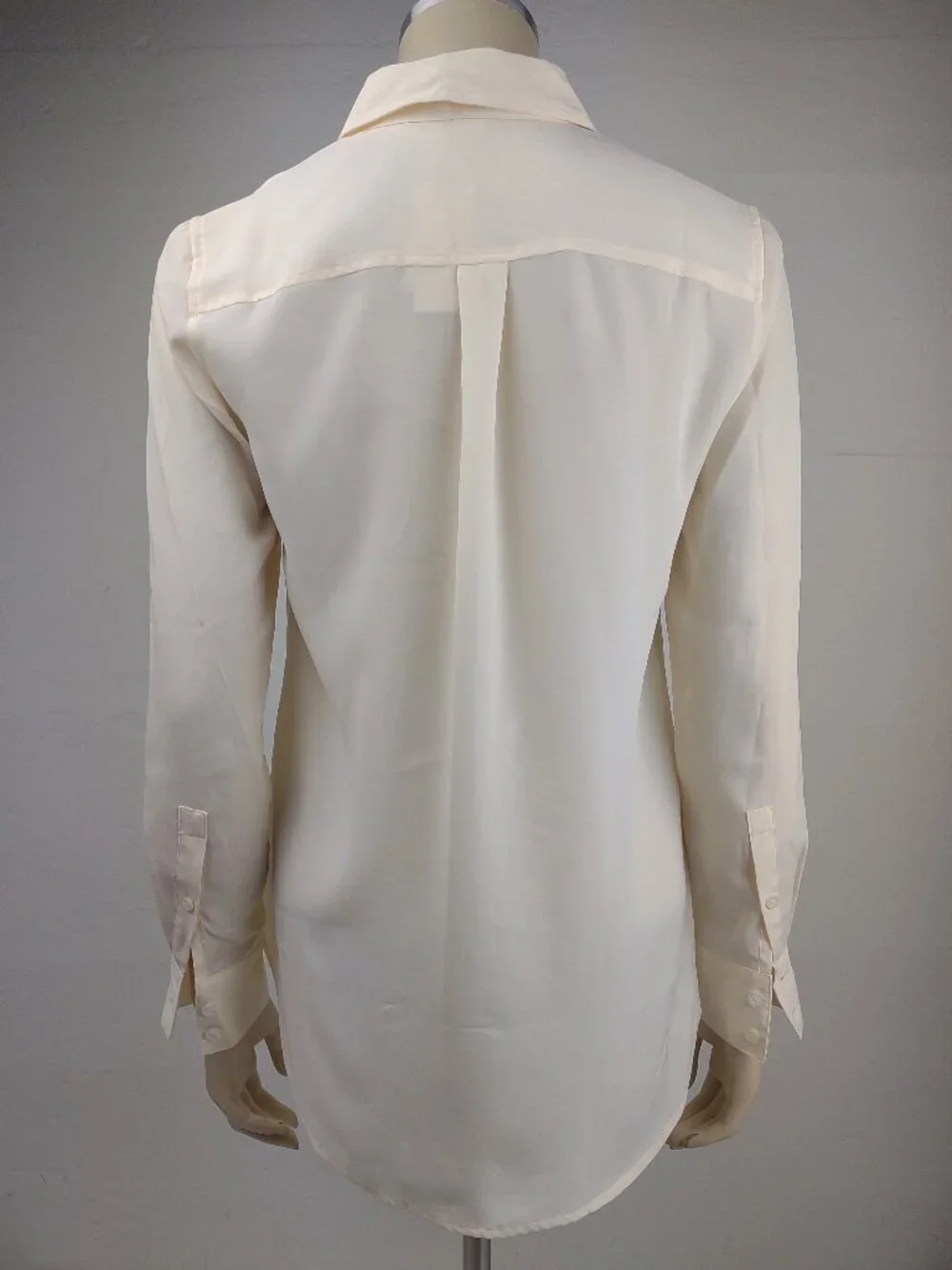 NWT J. Crew ivory cream long sleeve button front shirt blouse top ladies XS